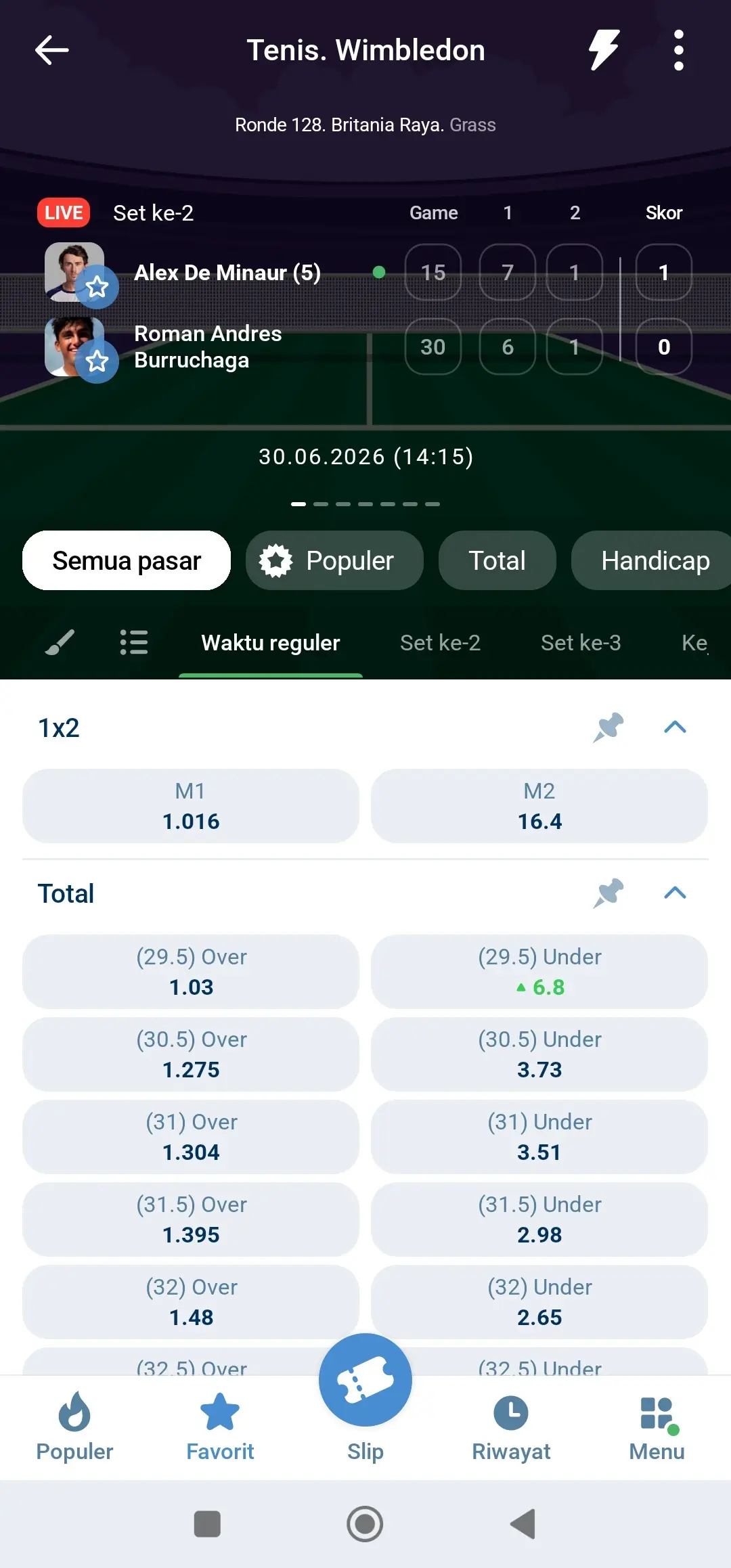 game page
