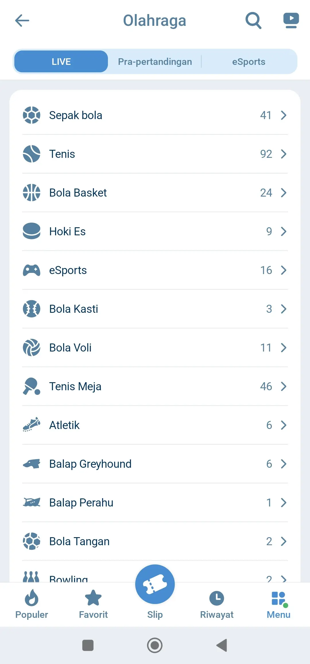 live page